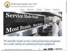 Tablet Screenshot of gcequipcare.com